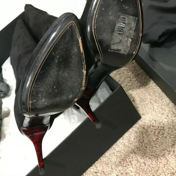 Balmain x H&M over the knee suede boots - Picture 5 of 9